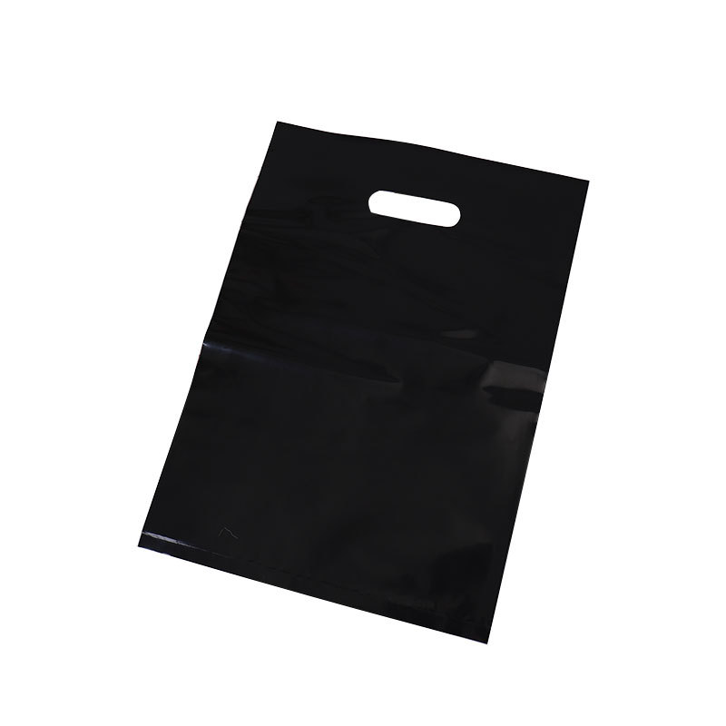 Sacchetto di plastica portatile bianco nero