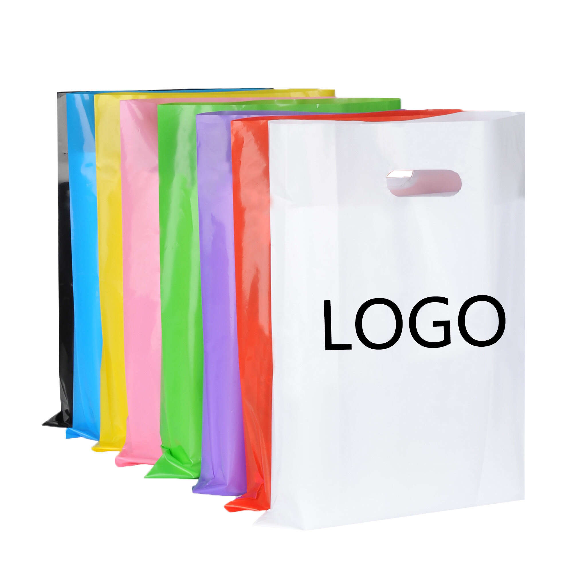 Borsa in plastica multi colore